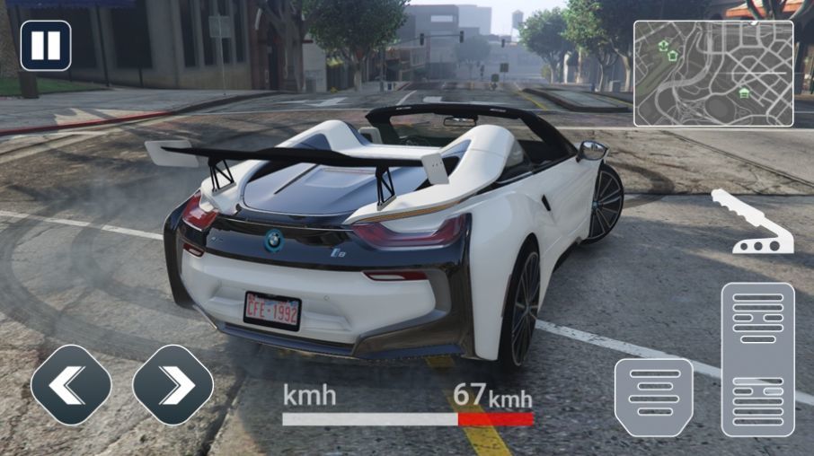 城市汽车驾驶挑战(BMW I8 Drift) I8