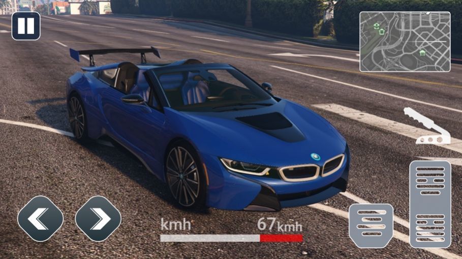 城市汽车驾驶挑战(BMW I8 Drift) I8